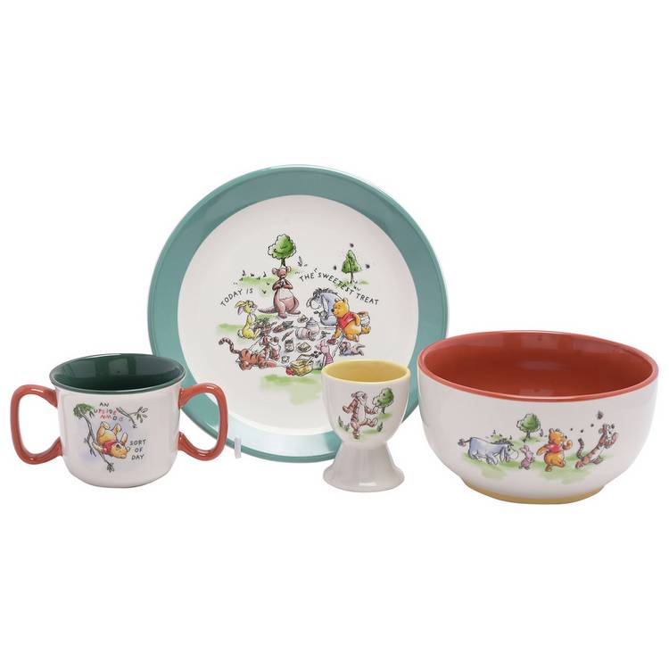 Disney Winnie The Pooh Kids Ceramic Dinner Set 0