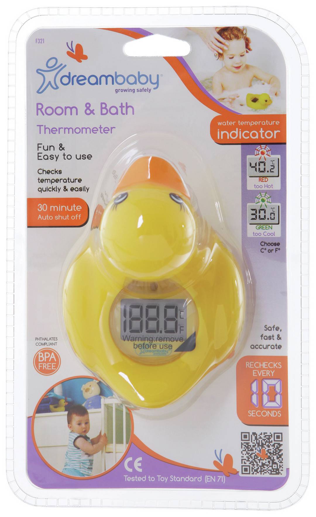Dreambaby Duck Room & Bath Digital Thermometer