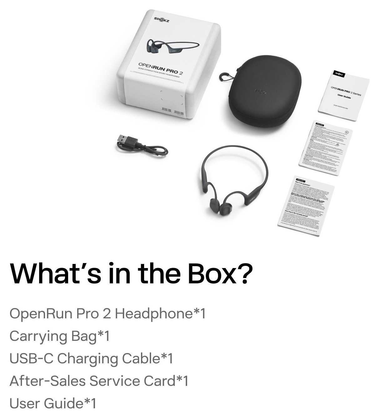 Buy Shokz OpenRun Pro 2 Wireless Bluetooth Headphones - Black