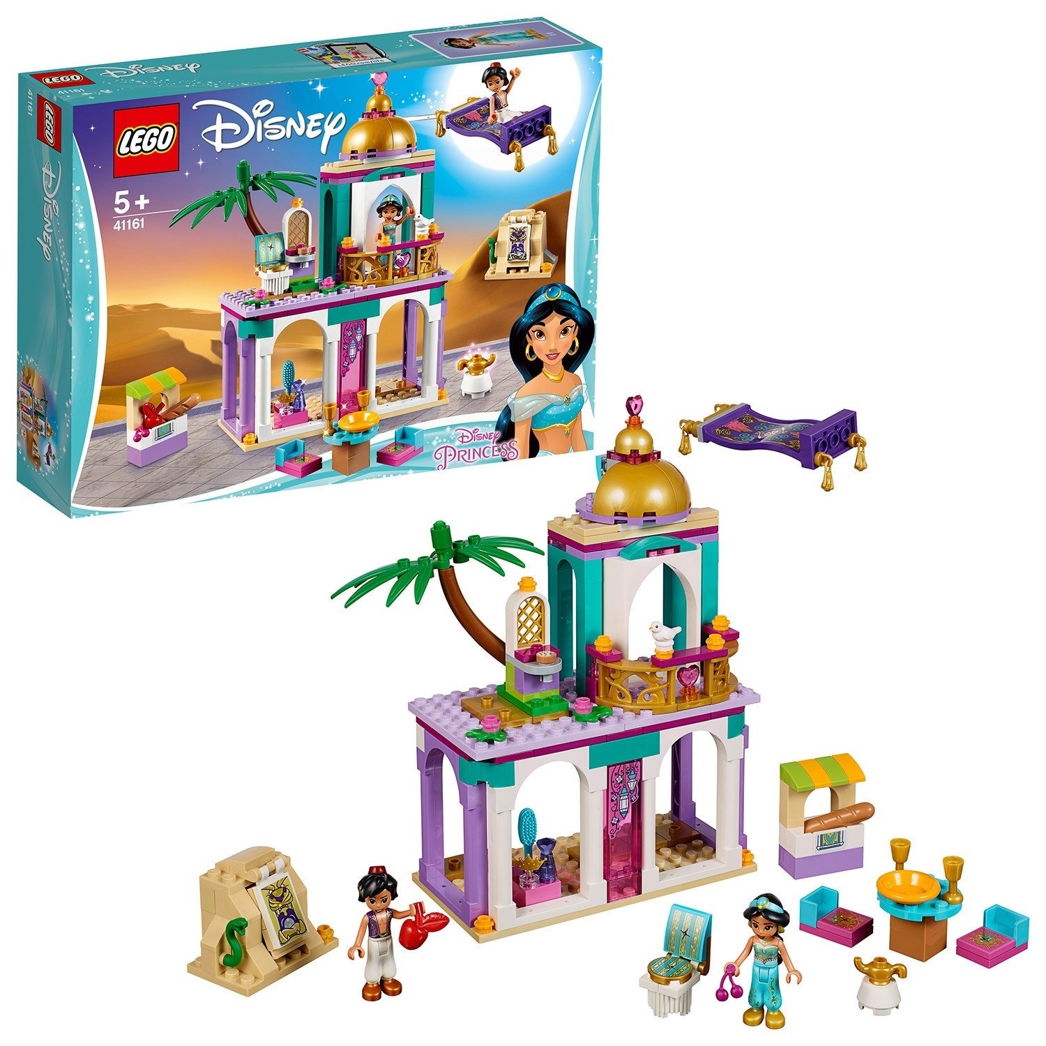 LEGO Disney Aladdin & Jasmine's Palace Adventures Set- 41161