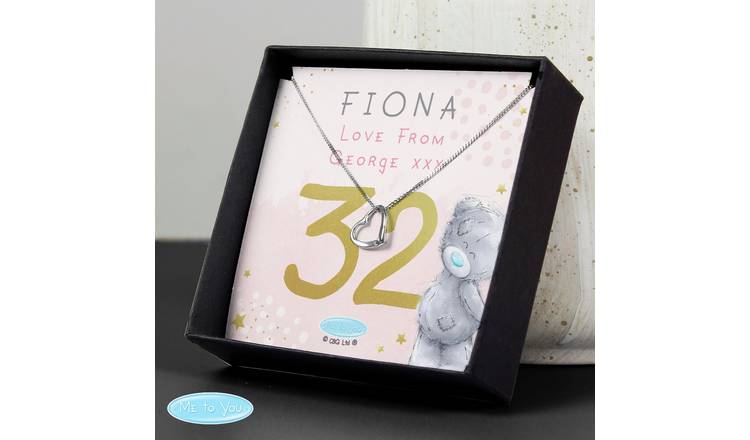 Personalised Memento Sterling Silver Necklace in Gift Box