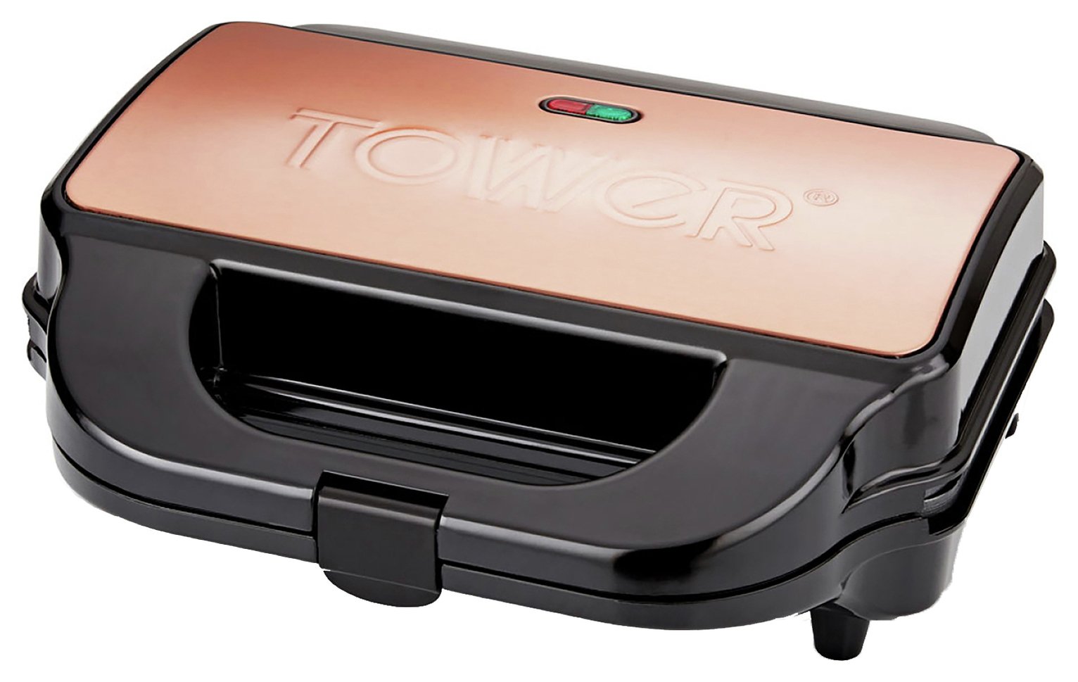 Tower T27032RG 3-in-1 2 Portion Sandwich Toaster - Rose Gold