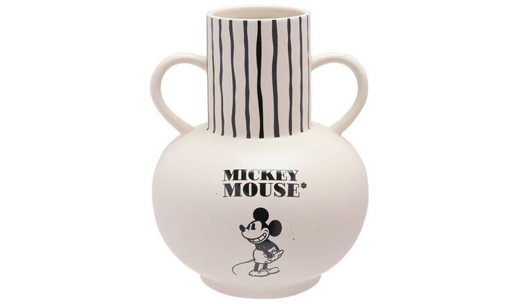 Disney Mickey Mouse Amphora Style Ceramic Vase  - White