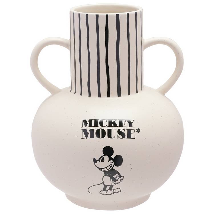 Disney Mickey Mouse Amphora Style Ceramic Vase  - White 0