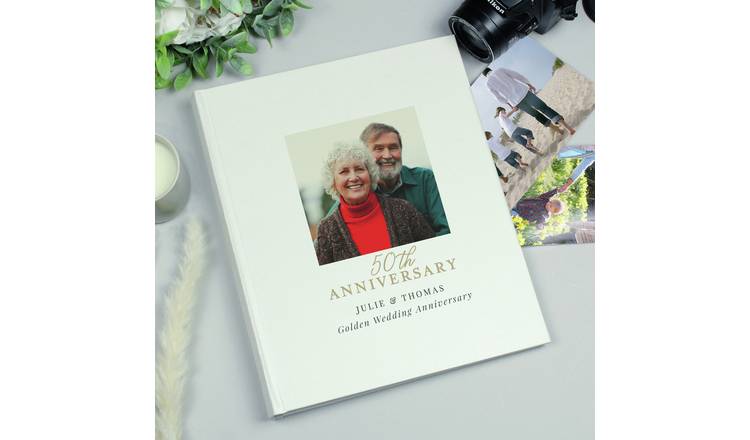 Personalised Message 50th Anniversary Photo Album