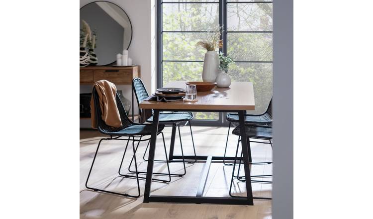 Habitat Nomad 160cm Dining Table - Oak