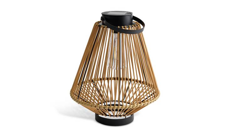 Habitat Solar Rattan Lantern