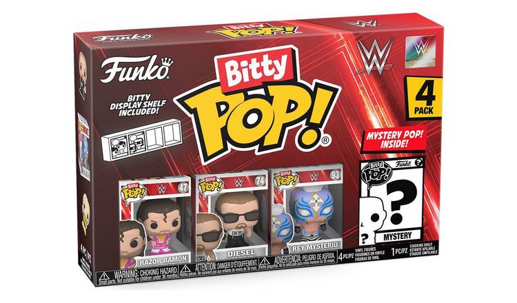 Funko Bitty POP WWE Razor Ramon Figures-Pack of 4