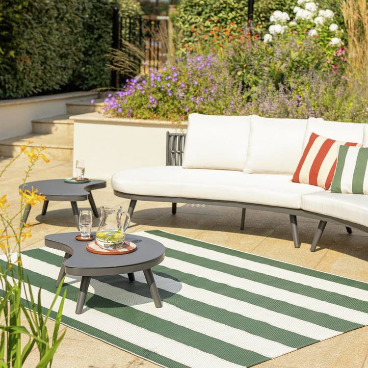 Habitat Stripe Outdoor Rug - 180x240cm 0