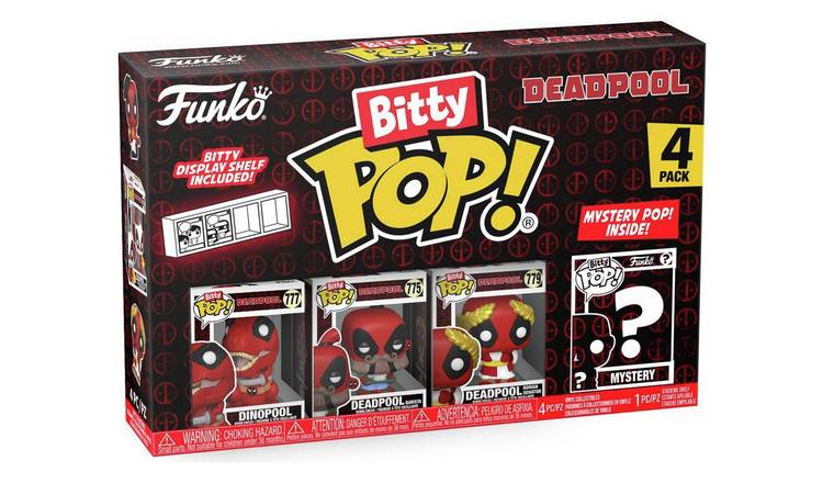 Funko Bitty POP Deadpool Dinopool Figure-Pack of 4