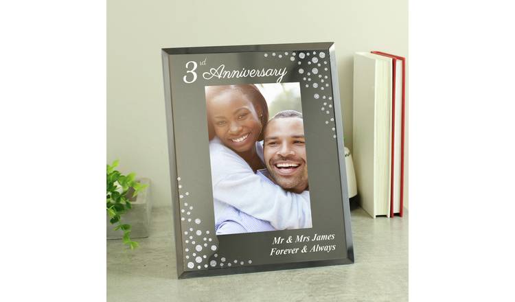 Personalised Message Anniversary 6X4 Photo Frame