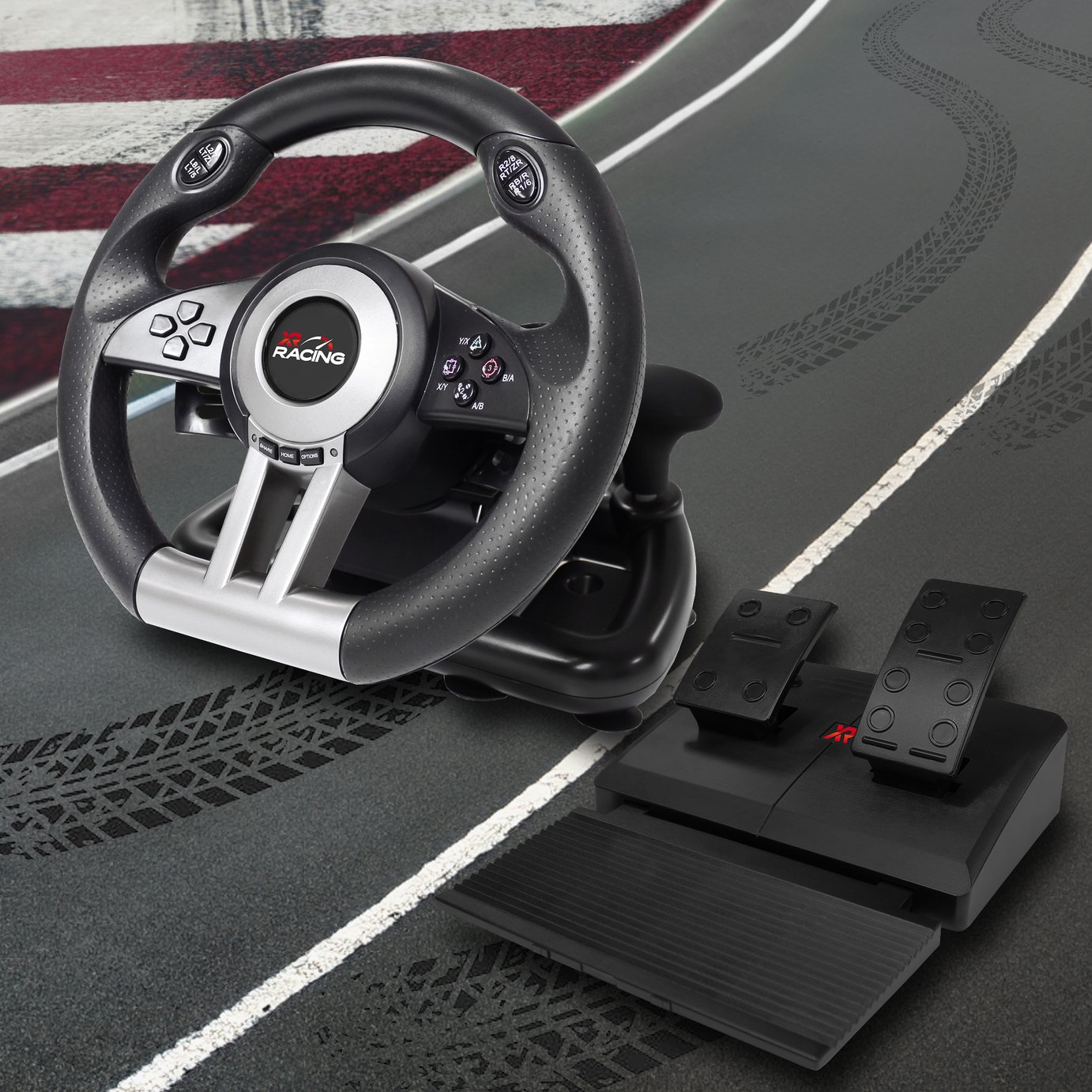 ps4 steering wheel and pedals argos