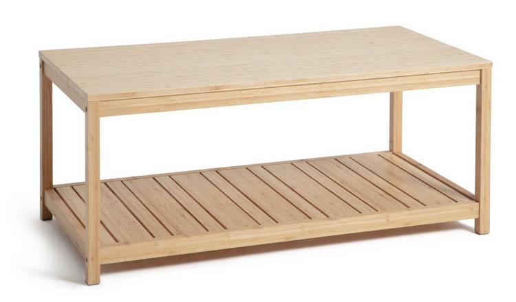 Bamboo outdoor deals coffee table