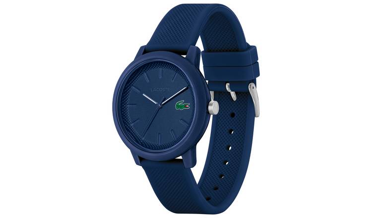 Men's lacoste 12.12 watch with blue silicone on sale strap