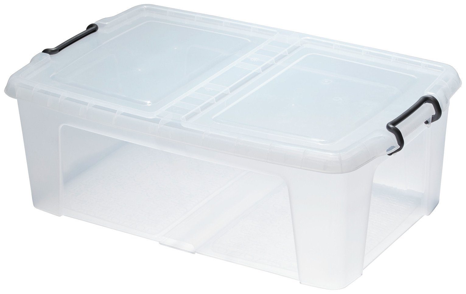 Strata 50L Smart Storage Box With Lid - Clear