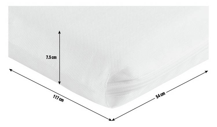 Buy Cuggl 117 x 54cm Fibre Cot Mattress Cot and cot bed mattresses Argos