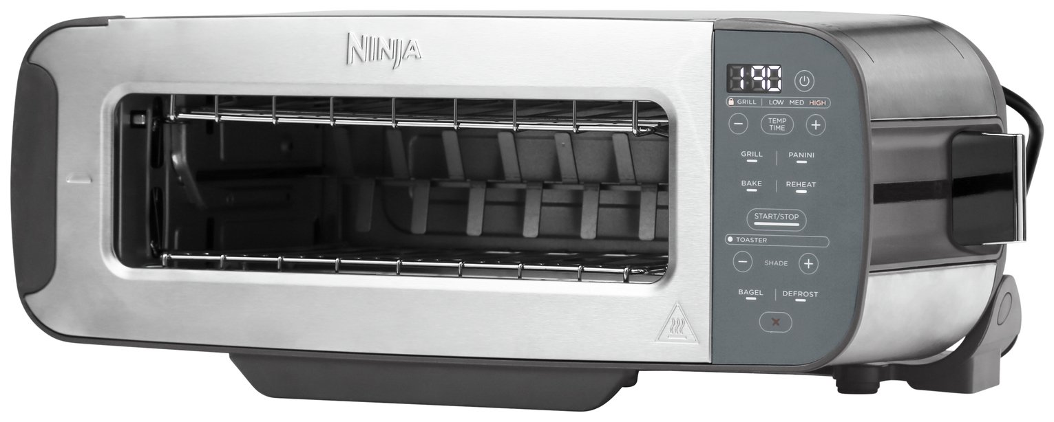 Ninja Foodi ST202UK 3-in-1 2 Slice Toaster - Stainless Steel
