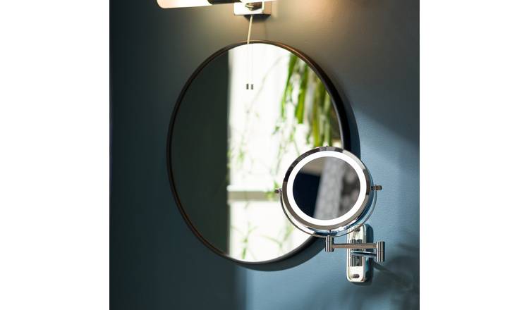 Argos bathroom mirror store with shaver socket