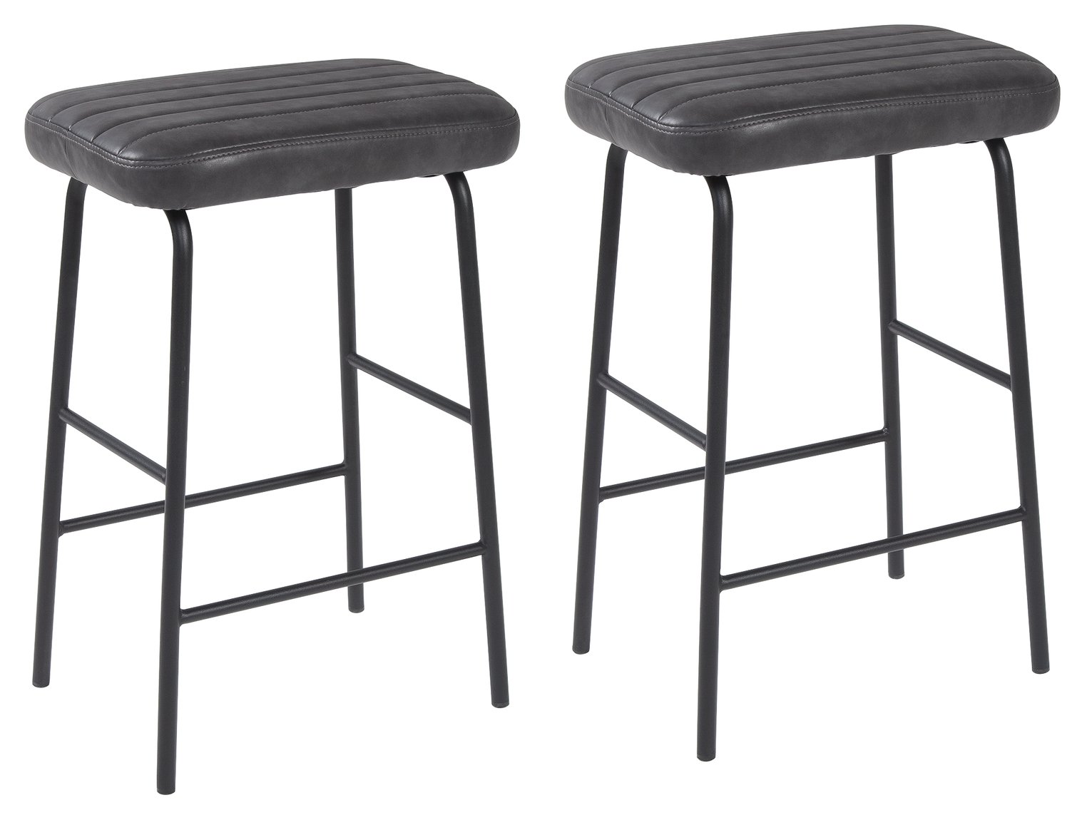 Argos Home Logan Pair of Faux Leather Bar Stools Review