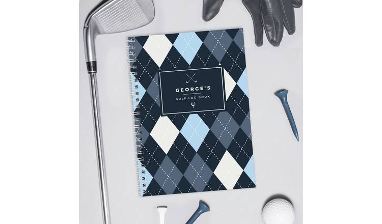 Personalised Message A5 40 Pages Golf Log Book