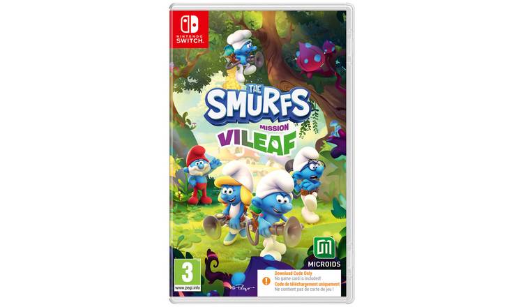 The Smurfs Mission Vileaf Nintendo Switch Game