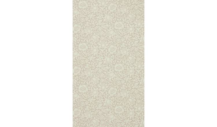 Morris & Co. Mallow Pink Floral Wallpaper