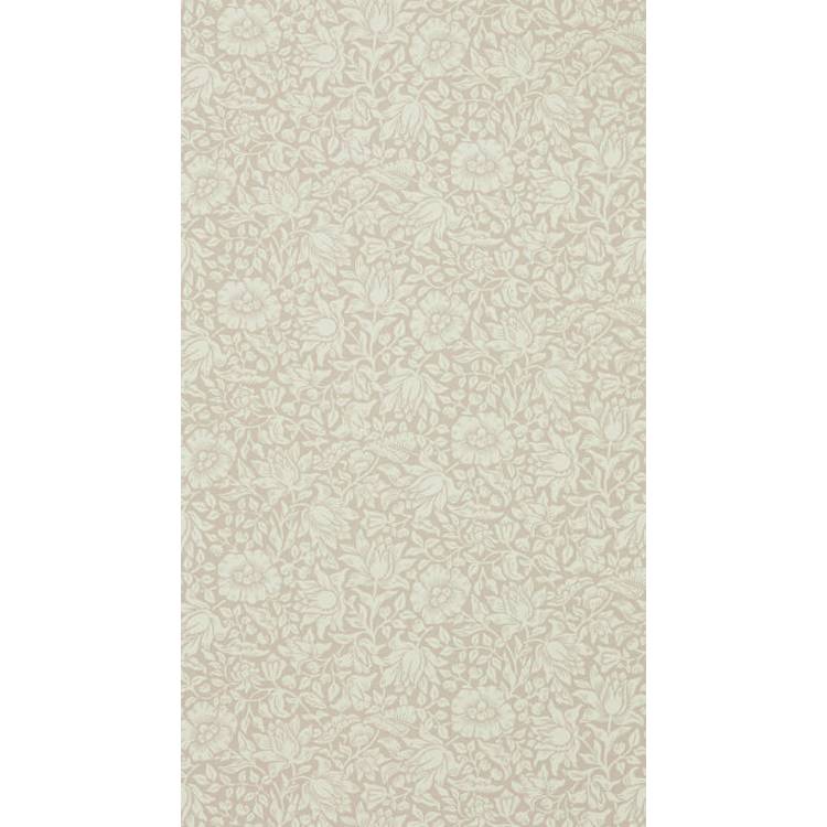 Morris & Co. Mallow Pink Floral Wallpaper 0