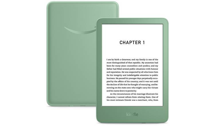 Amazon Kindle 2024 6 Inch 16GB Wi-Fi E-Reader - Matcha Green