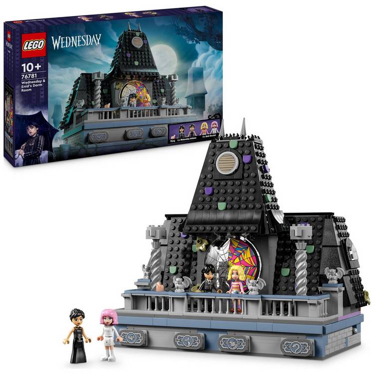 LEGO Wednesday & Enid's Dorm Room Set with Mini-Dolls 76781 0