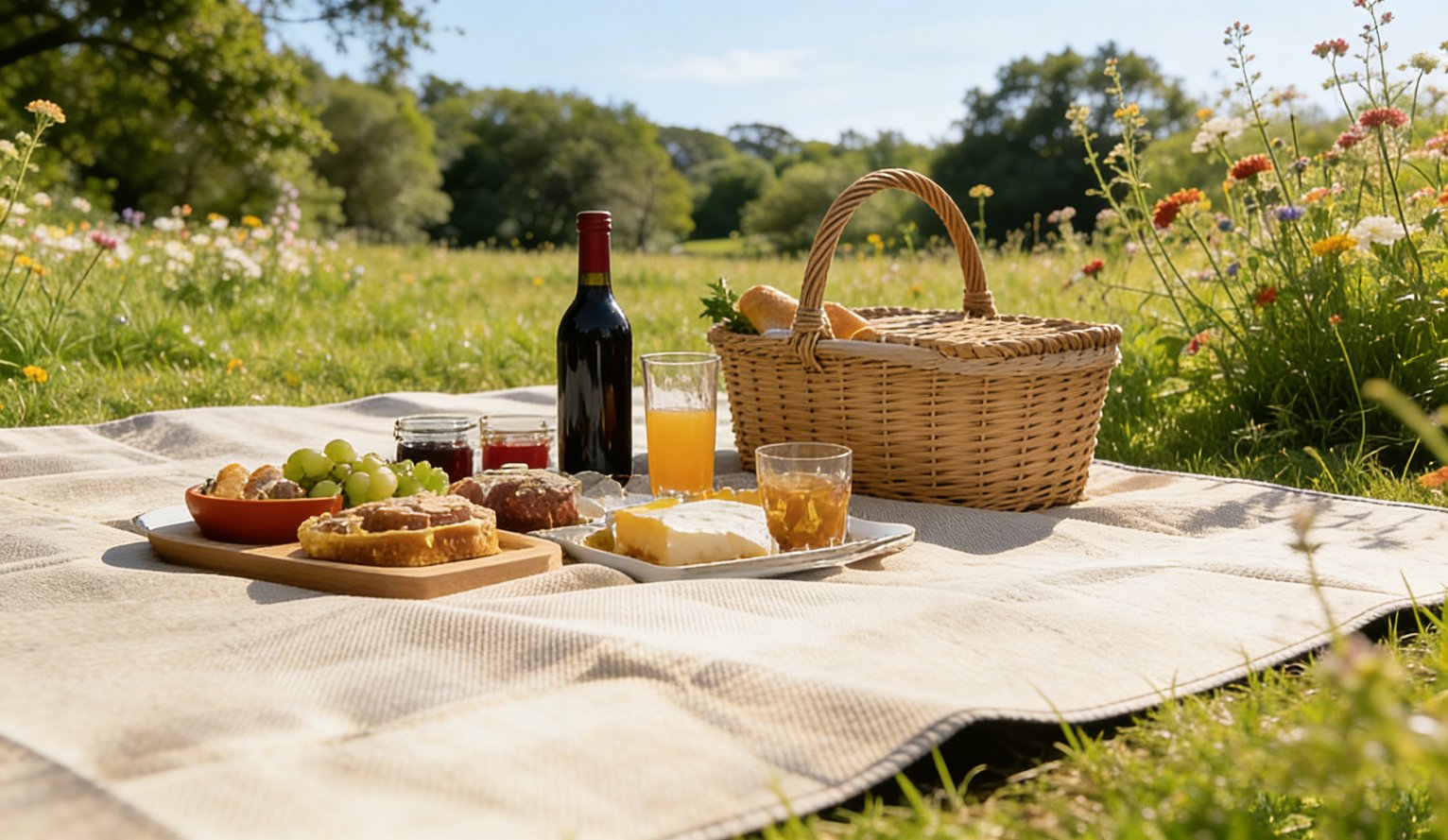 Habitat Woven Classic Picnic Rug.
