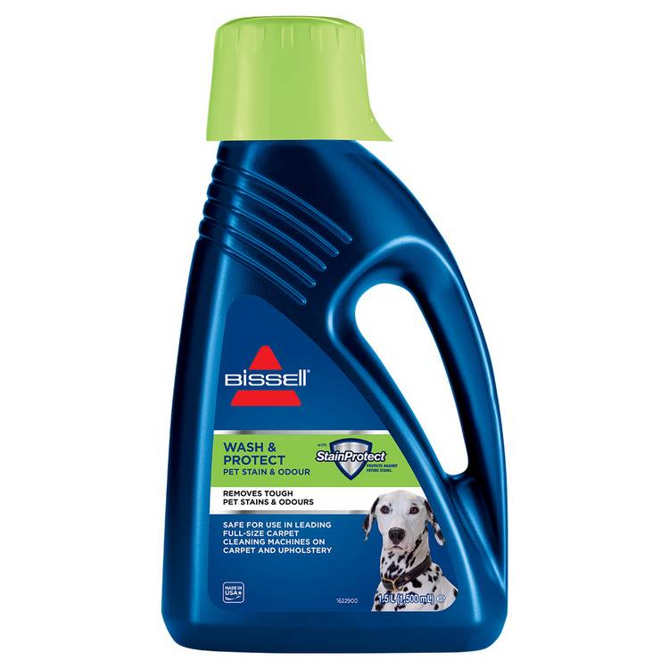 Bissell Wash & Protect Pet 1.5L Carpet Cleaning Solution 0
