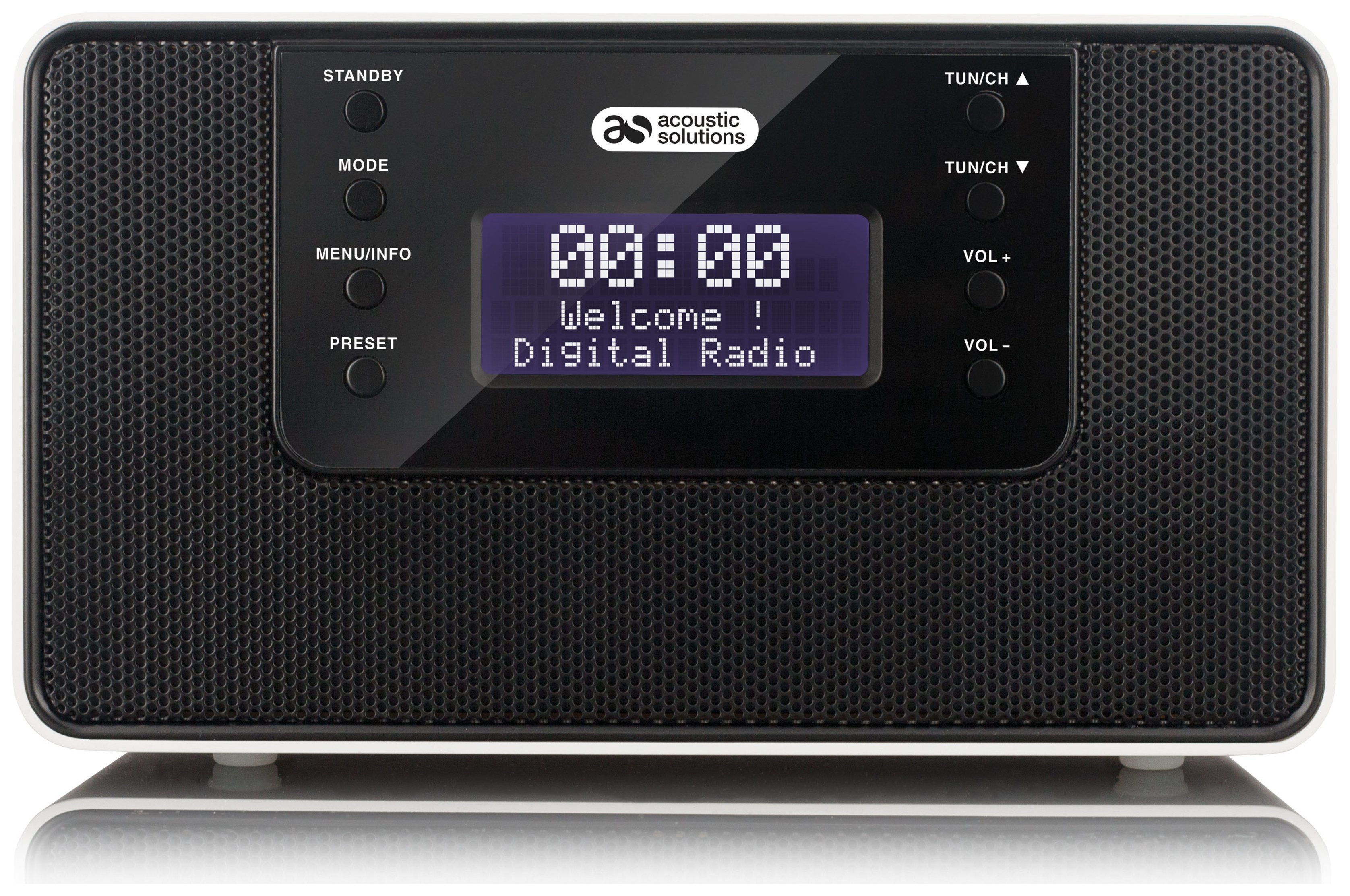 Acoustic Solutions Clock Radio - Black