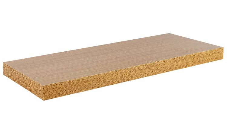 Habitat Jak 60cm Floating Shelf - Oak 