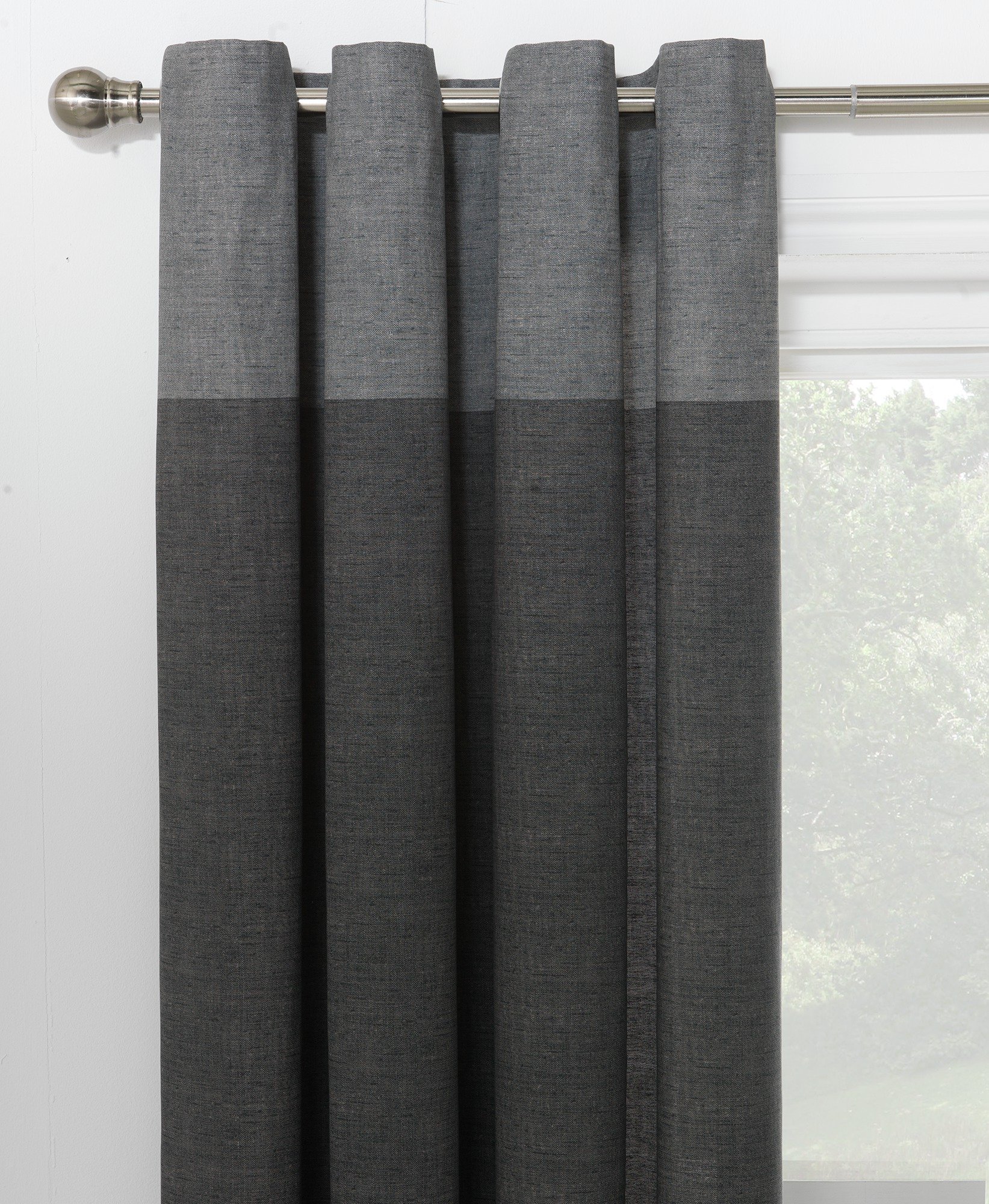 Argos Home Dublin Unlined Eyelet Curtains - 168x229cm - Char (4087971 ...