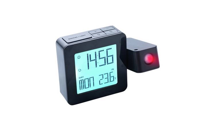 Buy Oregon Projection Temperature Alarm Clock Clocks Argos