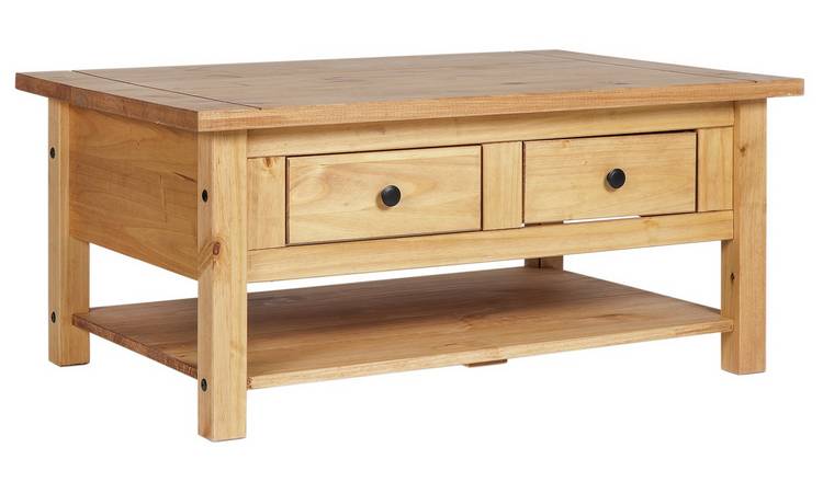 Buy Argos Home San Diego 2 Drawers 1 Shelf Coffee Table ...