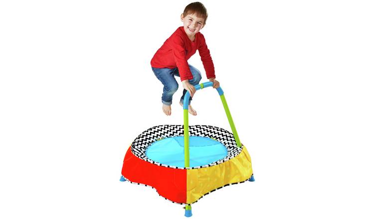 Chad Valley Indoor Toddler Trampoline Bright To Help Protect Younger Children Ebay