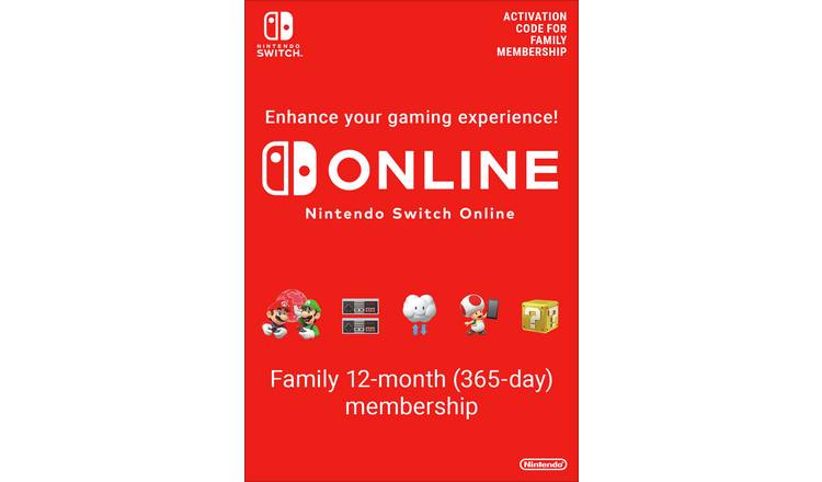 Nintendo Switch Online 12 Month Family Membership