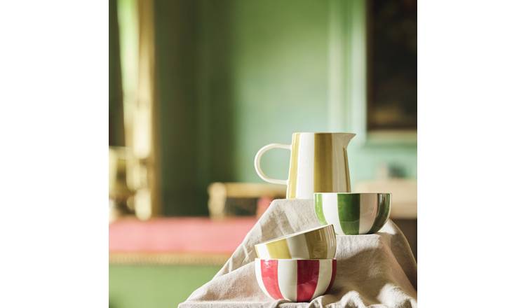 Habitat x Sanderson & National Trust Small Stripe Jug