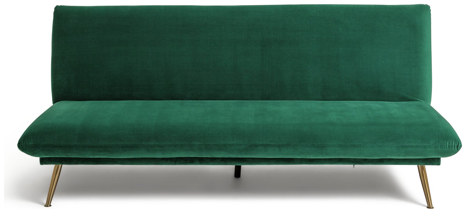 green sofa bed