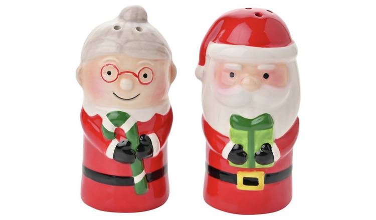 The Seasonal Gift Co Christmas Santa Salt & Pepper Shakers