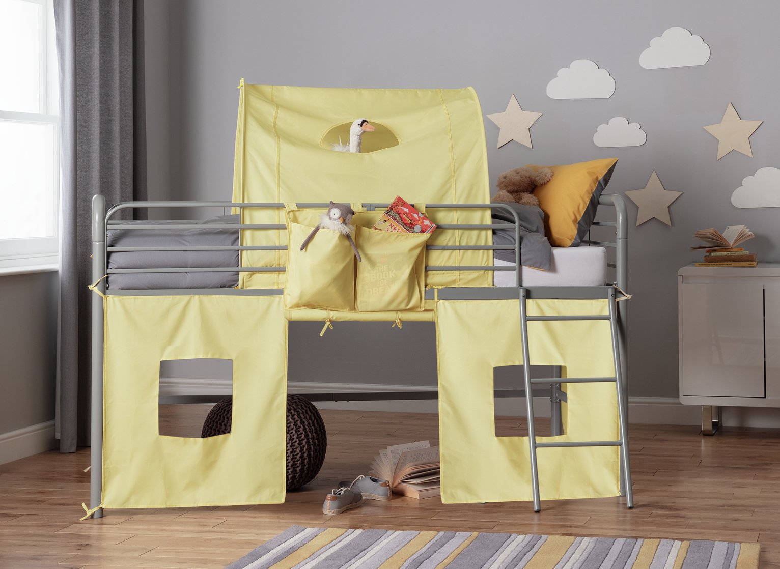 Argos Home Yellow Mid Tunnel & Tent for Kids Mid Sleeper Review