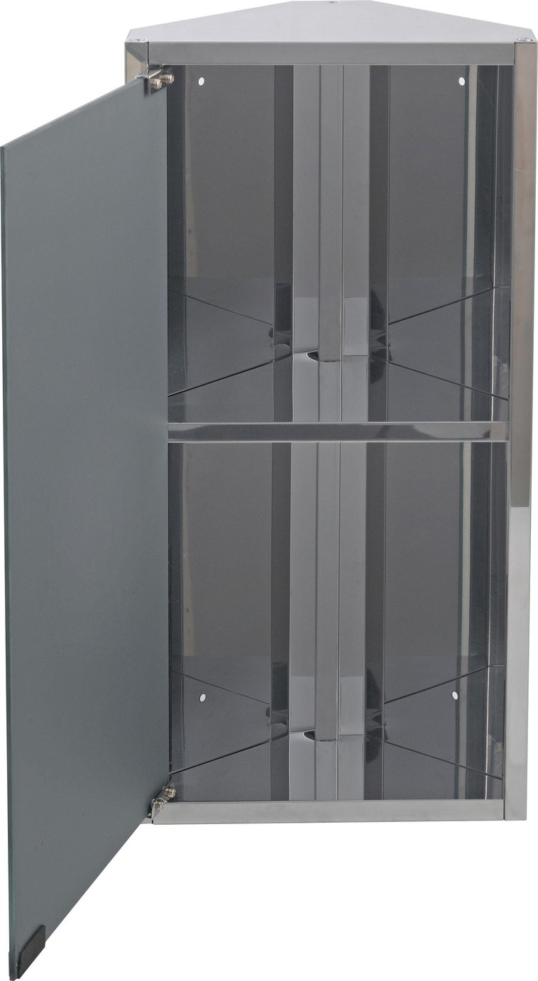 Argos Home Stainless Steel 1 Door Mirrored Cabinet Review