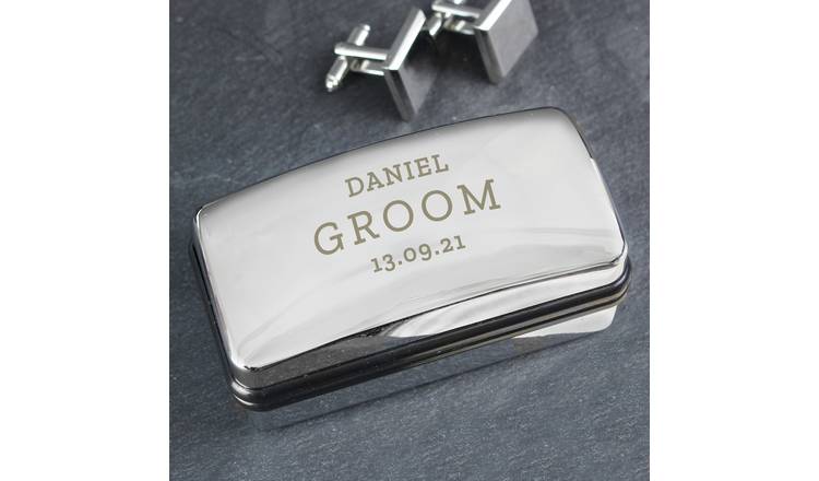 Personalised Memento Cufflink Box