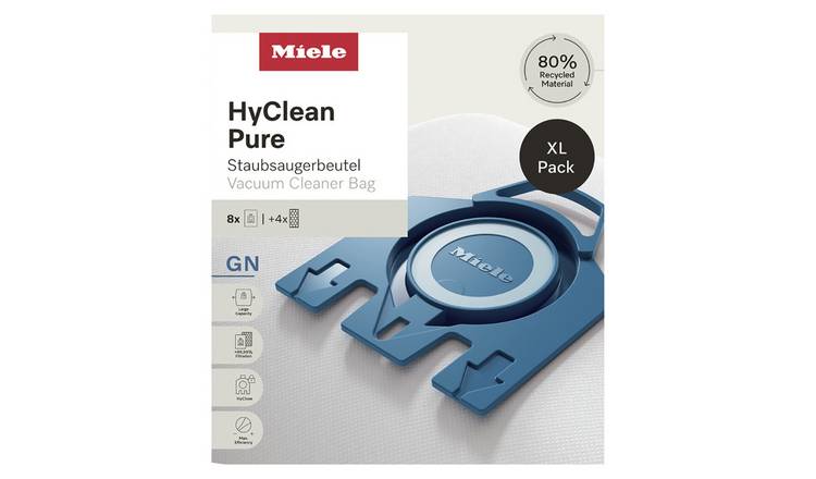 Miele HyClean Pure Blue Dust Bags - Pack of 8