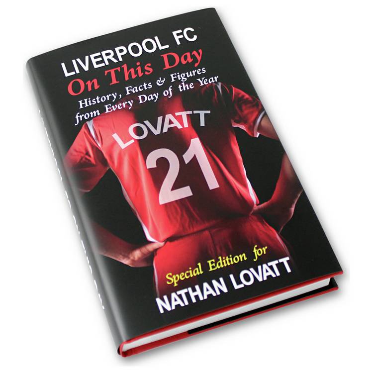 Personalised Message Liverpool On This Day Book 0