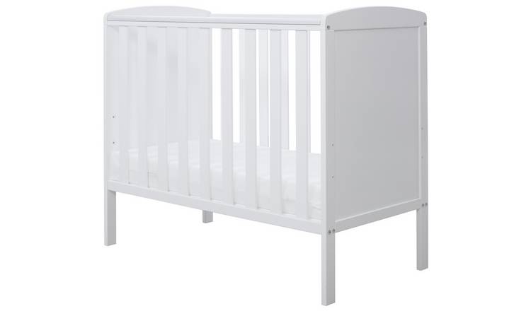 Ickle Bubba Coleby Space Saver Cot And Mattress  - White