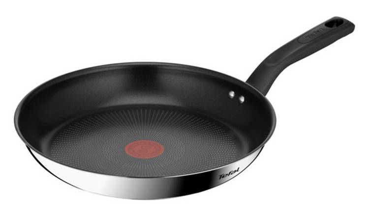 Tefal Titanium Max 28cm Stainless Steel Frying Pan - Silver