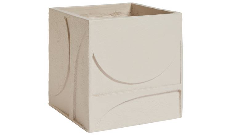 Habitat 20cm Square Resin Planter