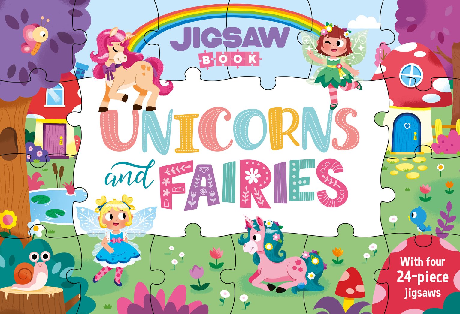 Igloo Books Jigsaw Unicorn and Fairies Book